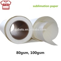 Quick dry roll heat printing sublimation transfer paper