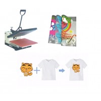 factory directcheap price  manual t-shirt heat transfer machine